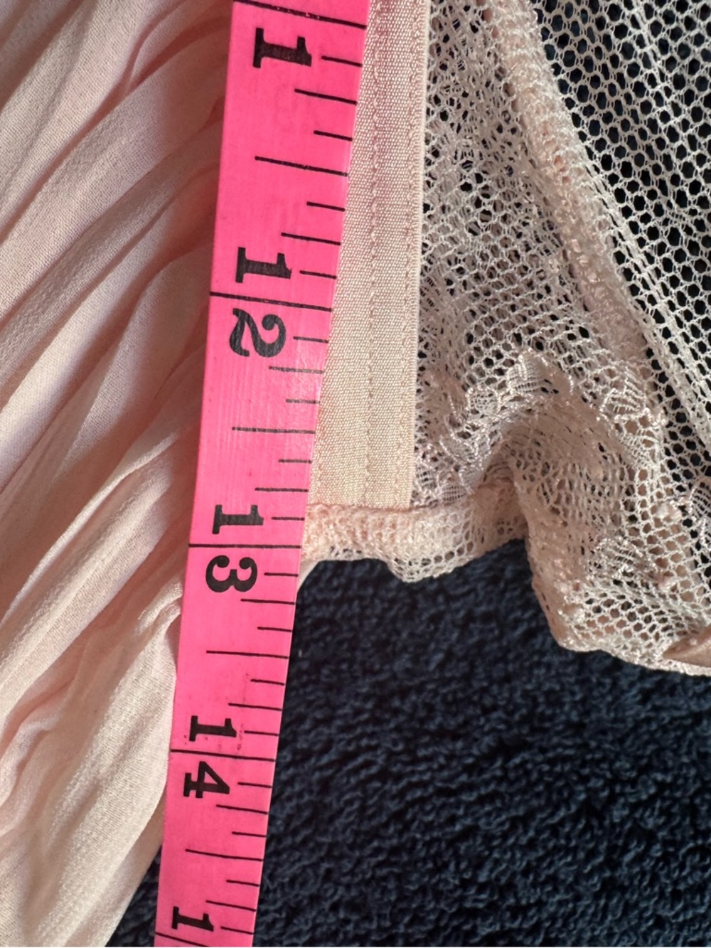 NWT Victoria's Secret Chiffon Pleated Babydoll Lingerie Pink L - Picture 14 of 15